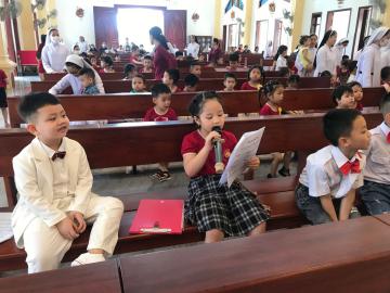 Trường Mầm non Tư thục Bình Minh: Hình ảnh Thánh lễ Tổng kết năm học 2021 - 2022 (2)
