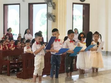 Trường Mầm non Tư thục Bình Minh: Hình ảnh Thánh lễ Tổng kết năm học 2021 - 2022 (2)