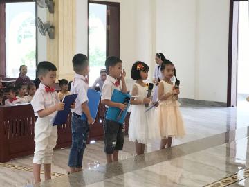 Trường Mầm non Tư thục Bình Minh: Hình ảnh Thánh lễ Tổng kết năm học 2021 - 2022 (2)
