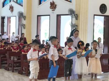 Trường Mầm non Tư thục Bình Minh: Hình ảnh Thánh lễ Tổng kết năm học 2021 - 2022 (2)