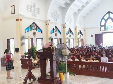 Trường Mầm non Tư thục Bình Minh: Hình ảnh Thánh lễ Tổng kết năm học 2021 - 2022 (2)
