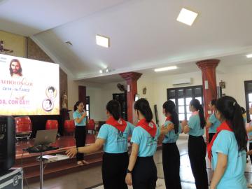 Hình ảnh Đại hội Ơn gọi Dòng nữ Đa Minh Thái Bình năm 2022 - Ngày thứ nhất 14.7.2022