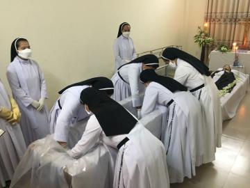 Hình ảnh 1: Các Nghi thức và Thánh lễ An táng Nữ tu Gioanna Phạm Thị Đức, OP.
