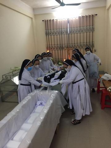 Hình ảnh 1: Các Nghi thức và Thánh lễ An táng Nữ tu Gioanna Phạm Thị Đức, OP.