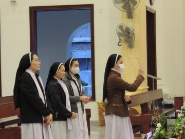Hình ảnh 1: Các Nghi thức và Thánh lễ An táng Nữ tu Maria Bùi Thị Suy, OP.