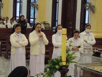 Hình ảnh 1: Các Nghi thức và Thánh lễ An táng Nữ tu Maria Bùi Thị Suy, OP.
