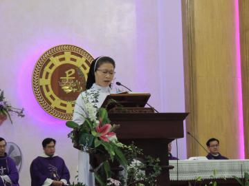 Hình ảnh 1: Các Nghi thức và Thánh lễ An táng Nữ tu Maria Bùi Thị Suy, OP.