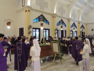 Hình ảnh 1: Các Nghi thức và Thánh lễ An táng Nữ tu Maria Bùi Thị Suy, OP.