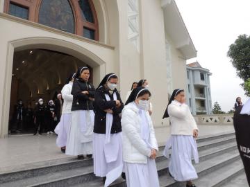 Hình ảnh 1: Các Nghi thức và Thánh lễ An táng Nữ tu Maria Bùi Thị Suy, OP.