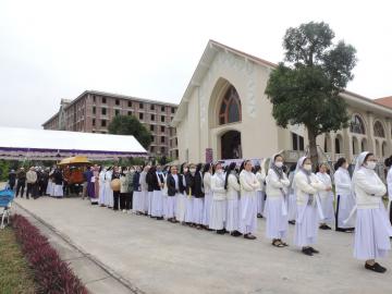 Hình ảnh 1: Các Nghi thức và Thánh lễ An táng Nữ tu Maria Bùi Thị Suy, OP.