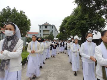 Hình ảnh 1: Các Nghi thức và Thánh lễ An táng Nữ tu Maria Bùi Thị Suy, OP.