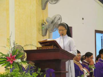 Hình ảnh 2: Các Nghi thức và Thánh lễ An táng Nữ tu Maria Bùi Thị Suy, OP.
