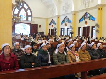 Hình ảnh 2: Các Nghi thức và Thánh lễ An táng Nữ tu Maria Bùi Thị Suy, OP.