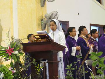 Hình ảnh 2: Các Nghi thức và Thánh lễ An táng Nữ tu Maria Bùi Thị Suy, OP.