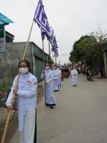 Hình ảnh 2: Các Nghi thức và Thánh lễ An táng Nữ tu Maria Bùi Thị Suy, OP.