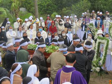 Hình ảnh 2: Các Nghi thức và Thánh lễ An táng Nữ tu Maria Bùi Thị Suy, OP.