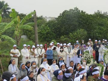 Hình ảnh 2: Các Nghi thức và Thánh lễ An táng Nữ tu Maria Bùi Thị Suy, OP.