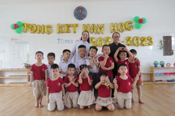 Mầm non Tư thục Bình Minh: Hình ảnh Thánh lễ Bế giảng năm học 2022-2023