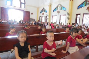 Mầm non Tư thục Bình Minh: Hình ảnh Thánh lễ Bế giảng năm học 2022-2023