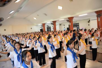 Hình ảnh Đại hội Ơn gọi Dòng nữ Đa Minh Thái Bình năm 2023 - Ngày thứ nhất