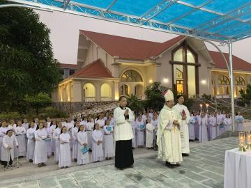 Hình ảnh Làm phép nhà Hưu dưỡng Dòng Nữ Đa Minh Thái Bình