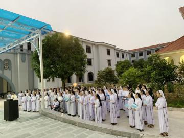Hình ảnh Làm phép nhà Hưu dưỡng Dòng Nữ Đa Minh Thái Bình