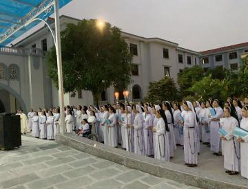 Hình ảnh Làm phép nhà Hưu dưỡng Dòng Nữ Đa Minh Thái Bình