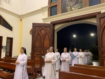 Hình ảnh Làm phép nhà Hưu dưỡng Dòng Nữ Đa Minh Thái Bình