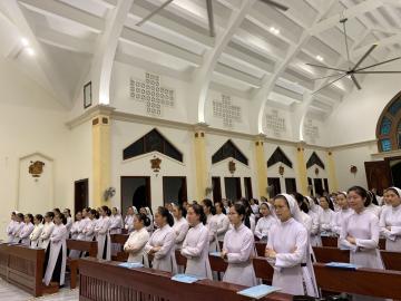 Hình ảnh Làm phép nhà Hưu dưỡng Dòng Nữ Đa Minh Thái Bình