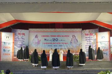20 năm Thành lập Hội dòng: Hình ảnh tổng duyệt Diễn nguyện (07.4.2024)