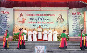 20 năm Thành lập Hội dòng: Hình ảnh Diễn nguyện