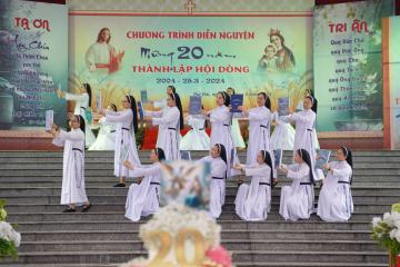 20 năm Thành lập Hội dòng: Hình ảnh Diễn nguyện