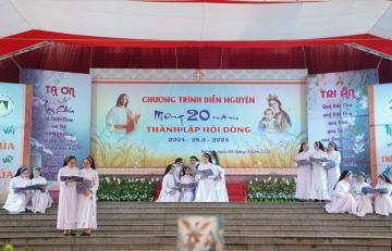 20 năm Thành lập Hội dòng: Hình ảnh Diễn nguyện