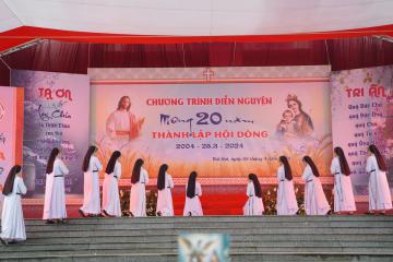 20 năm Thành lập Hội dòng: Hình ảnh Diễn nguyện