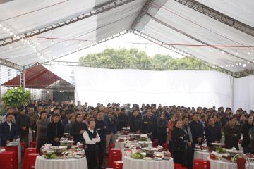 Hình ảnh: Thánh lễ Tạ ơn, Làm phép và Cắt băng Khánh Thành Nhà Sinh Hoạt Tu xá Thánh Martinô Ngọc Đồng