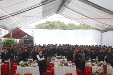 Hình ảnh: Thánh lễ Tạ ơn, Làm phép và Cắt băng Khánh Thành Nhà Sinh Hoạt Tu xá Thánh Martinô Ngọc Đồng