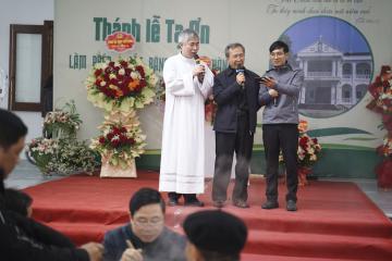 Hình ảnh: Đón tiếp và Hoan ca mừng Khánh Thành Nhà Sinh Hoạt Tu xá Thánh Martinô Ngọc Đồng