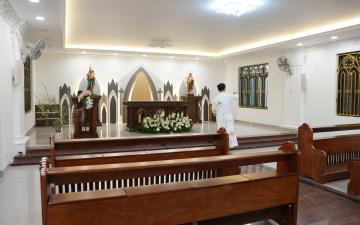 Hình ảnh: Thánh lễ Tạ ơn, cắt băng khánh thành và làm phép Ngôi Nhà mới Tu xá Thánh Giuse Thái Bình