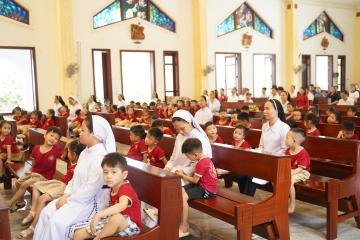 Hình ảnh: Thánh lễ Bế giảng Năm học, Lễ Ra trường và mừng ngày Quốc tế Thiếu Nhi năm 2026 | Mầm Non Tư Thục Bình Minh