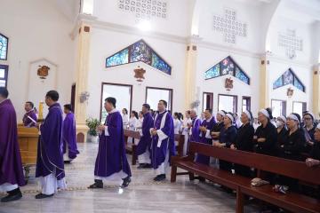 Hình ảnh: Nghi thức Tiễn biệt và Thánh lễ An táng Nữ tu Anna Nguyễn Thị Cúc, OP.