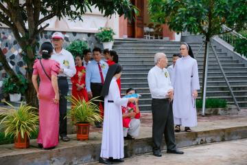 Chùm Hình ảnh số 6: Thánh lễ Tạ ơn, Nghi thức Khấn Dòng và mừng Ngân khánh Khấn Dòng năm 2026 (6)