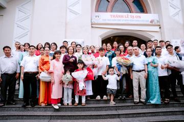 Chùm Hình ảnh số 6: Thánh lễ Tạ ơn, Nghi thức Khấn Dòng và mừng Ngân khánh Khấn Dòng năm 2026 (6)