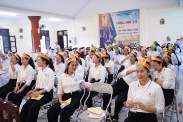Hình ảnh 1: Cuộc thi Chung kết Tìm hiểu Tin mừng Mát thêu