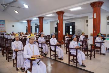 Hình ảnh 1: Cuộc thi Chung kết Tìm hiểu Tin mừng Mát thêu