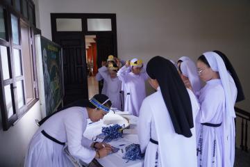 Hình ảnh 2: Cuộc thi Chung kết Tìm hiểu Tin mừng Mát thêu