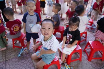 Hình ảnh: Các con Mầm Non Bình Minh vui Tết Trung Thu năm 2026