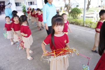 Hình ảnh: Các con Mầm Non Bình Minh vui Tết Trung Thu năm 2026