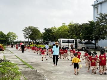 Hình ảnh: Các con Mầm Non Bình Minh vui Tết Trung Thu năm 2026
