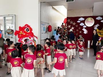 Hình ảnh: Các con Mầm Non Bình Minh vui Tết Trung Thu năm 2026